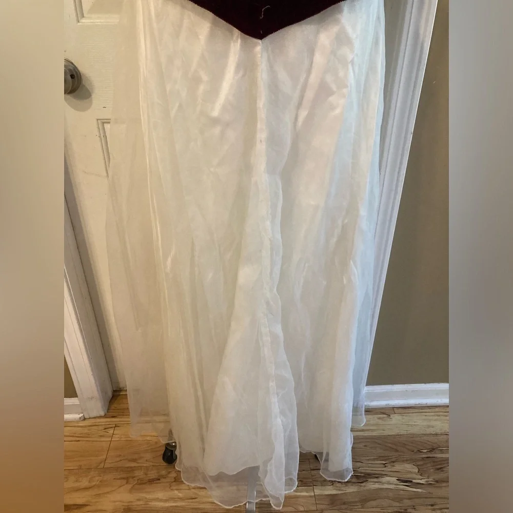 Vintage dress maxi women’s Poly made in USA size L